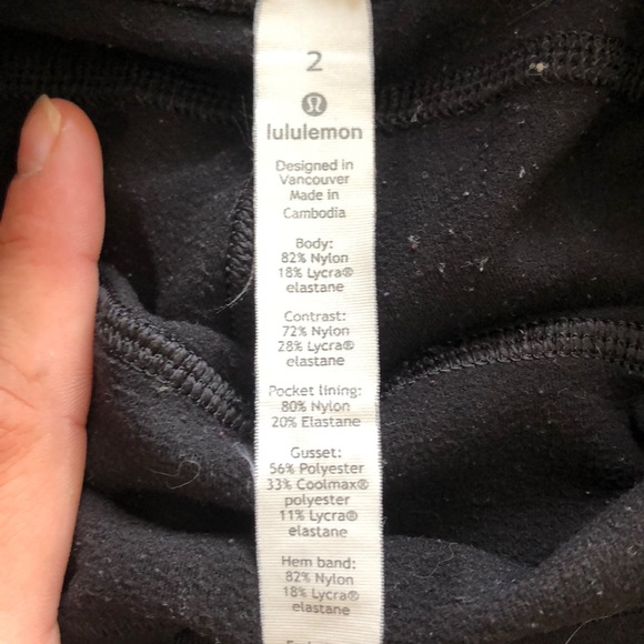 Lululemon Fleece lined Leggings 2 NWOT SOLD - Picture 5 of 8